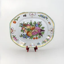 Mottahedeh Duke of Gloucester, Fruit: Octagonal Serving Platter 15 1/8"