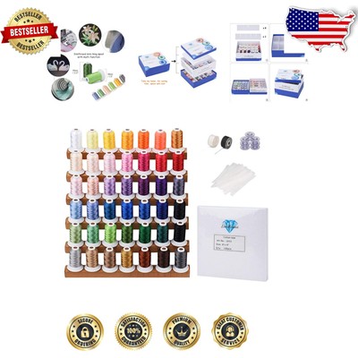Innovative Embroidery Thread & Stabilizer Combo - 42 Colors, 100 Sheets Included