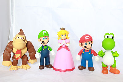 Super Mario Action Figures Set Collection Brothers Bros