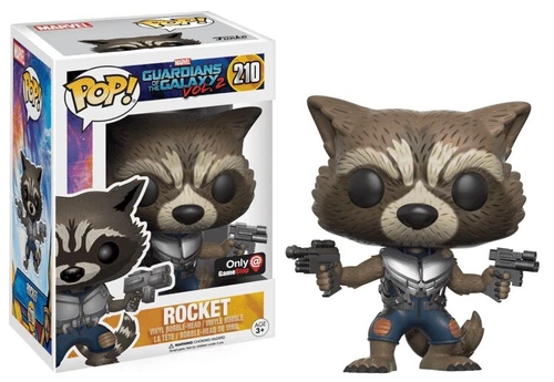 🔥Funko Pop! Marvel Guardians of the Galaxy Vol. 2 Rocket #210 EXC NIB PP🔥