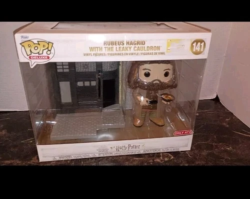 Harry Potter The Leaky Cauldron with Hagrid Funko Pop Deluxe #141 Figure NEW