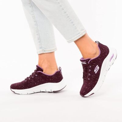 Sketchers Arch Fit Fußpfleger-zertifizierter Schnürschuh Memory Foam Komfortschuh - UK 3-9