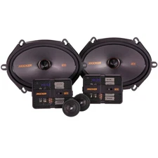 Kicker KSS6804 250W RMS 6”x8” 2-way Component Speaker System