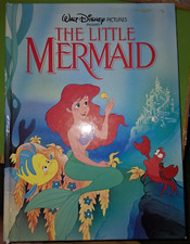 Vintage Walt Disney Pictured Presents The Little Mermaid, HC 1989- READ