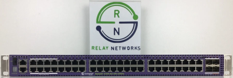 Extreme Networks 16702 X460-G2-48T-10GE4 2x 10943 Power Adv Edge Dir Att - Image 4 of 4