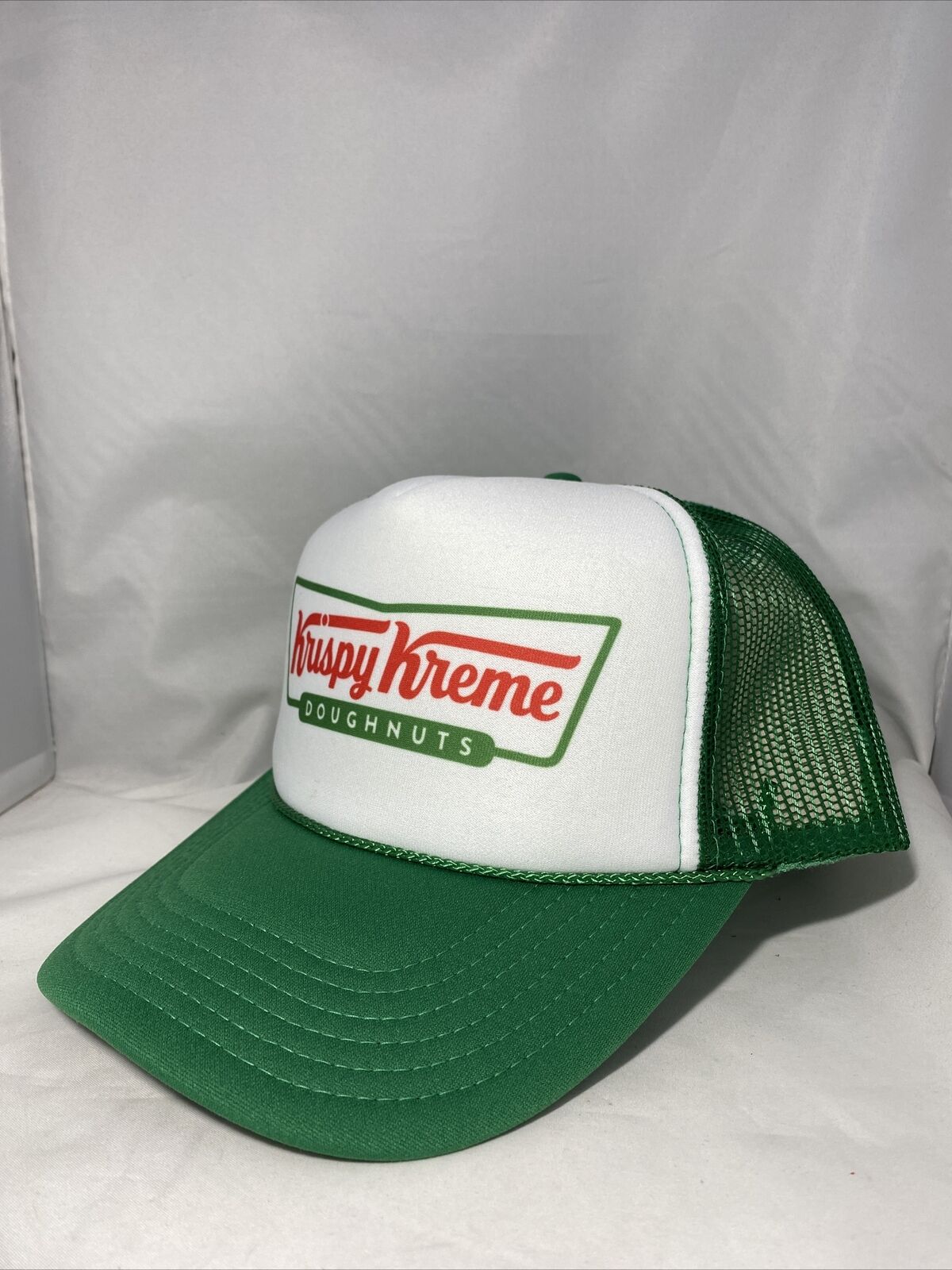 Krispy Kreme Trucker Hat Baseball Vintage Krispy Kreme Foam Hat