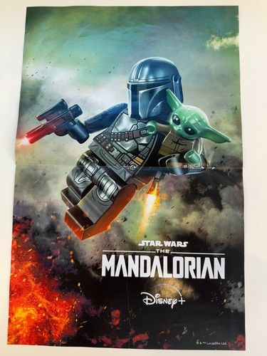 Lego Star Wars The Mandalorian Star Wars Celebration 2023 Exclusive Poster 10x16