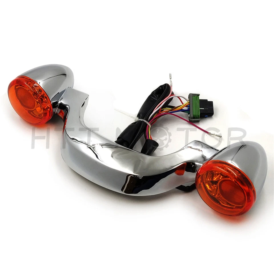 Rear Brake LED Light Bar Turn Signal For Harley Road Street Glide FLHX 2010-2017 - Image 3 of 4