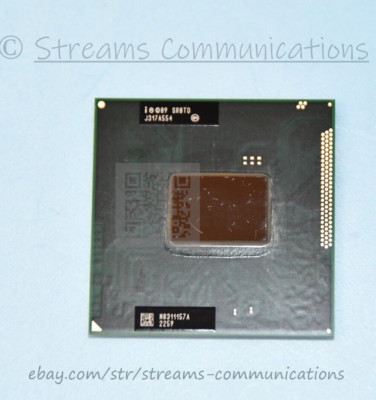 Intel Core i3-2348M (3M Cache, 2.30GHz) Socket rPGA988B CPU Processor SR0TD