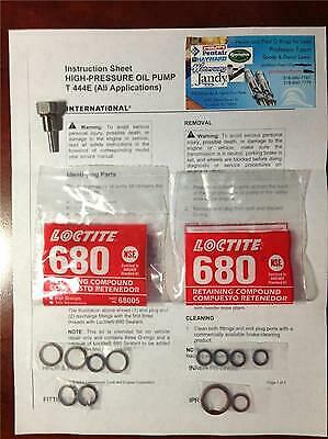 7.3 Ford Powerstroke 7.3L COMPLETE HPOP REPAIR KIT w- long thread LOW COST!