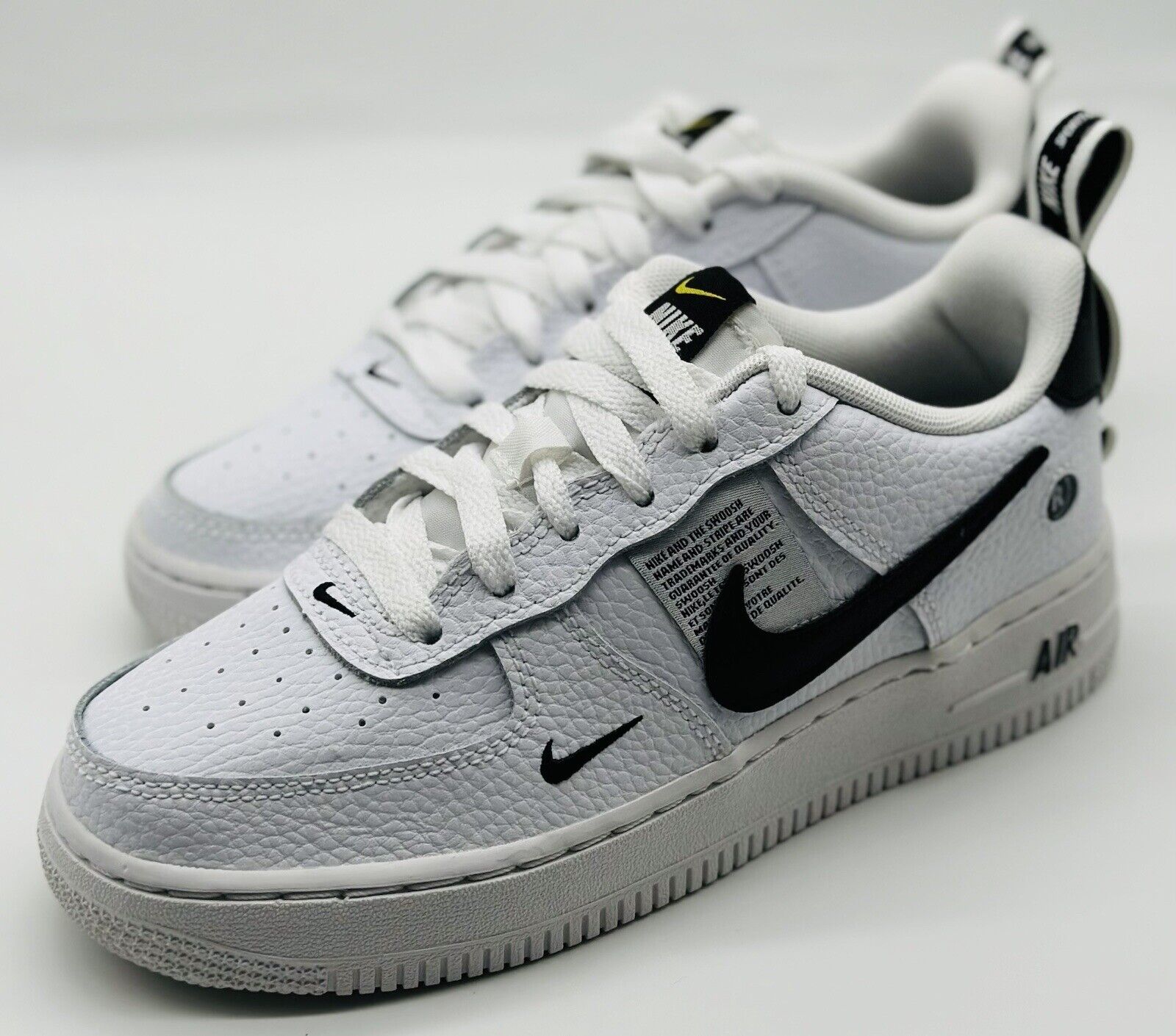 NEW Nike Air Force 1 LV8 Utility White Black AR1708-100 GS Sz 6Y Women's 7.5 | eBay