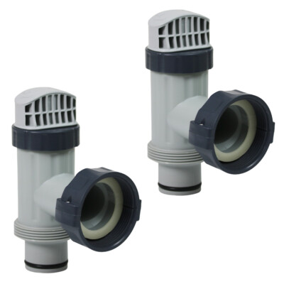 2 x INTEX Absperrhahn Hahn Schwimmbad Swimming Pool Ventil Absperrventil 38mm