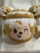 Disney Munchling 14 1/2  Plush Cinnamon Swirl Bun Mickey Mouse New W/ Tag