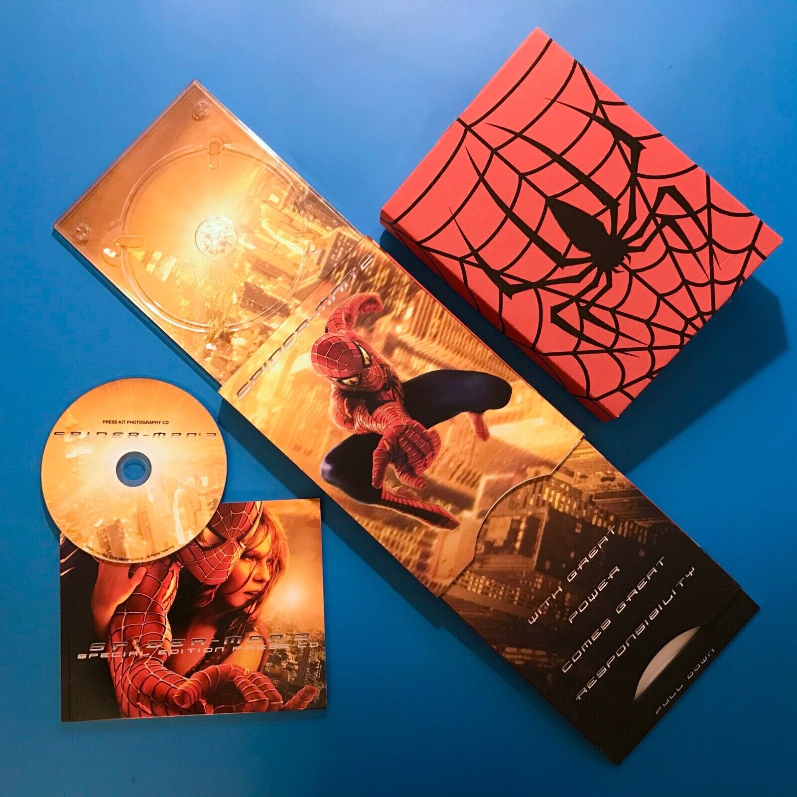 Spider-man 2 40% OFF Cheap Sale 2004 Rare CD-ROM Digital + Press Kit Movie Booklet