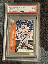 PSA 9 MINT BASEBALL CARD 2021 DIAMOND KINGS GRAY FRAME HOF CAL RIPKEN ORIOLES