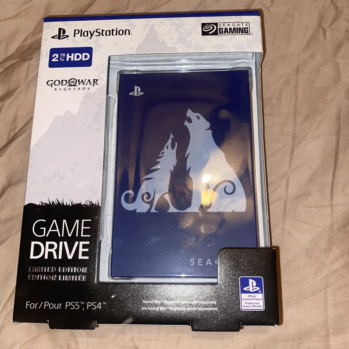 Disque dur Seagate PS5/PS4 édition spéciale God of War Ragnarök