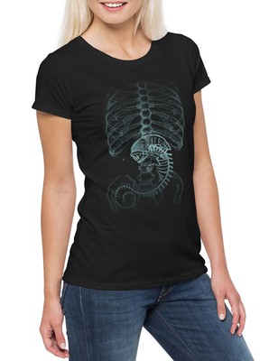 Xenomorph Alien Damen T-Shirt Ripley Prometheus Nostromo Weyland SciFi Ripley