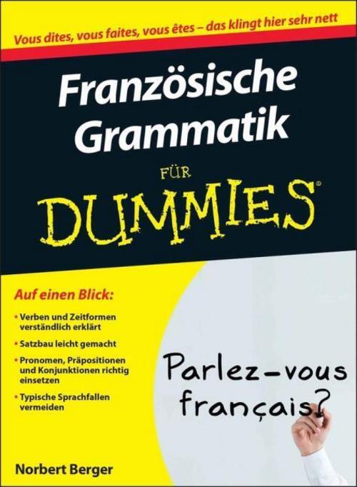 Thumbnail - Norbert Berger / Französische Grammatik Für Dummies9783527708574