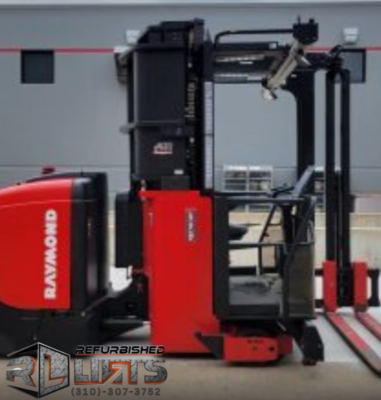 2016 RAYMOND 9800 Man-Up Swing Reach Turret Truck Forklift 226