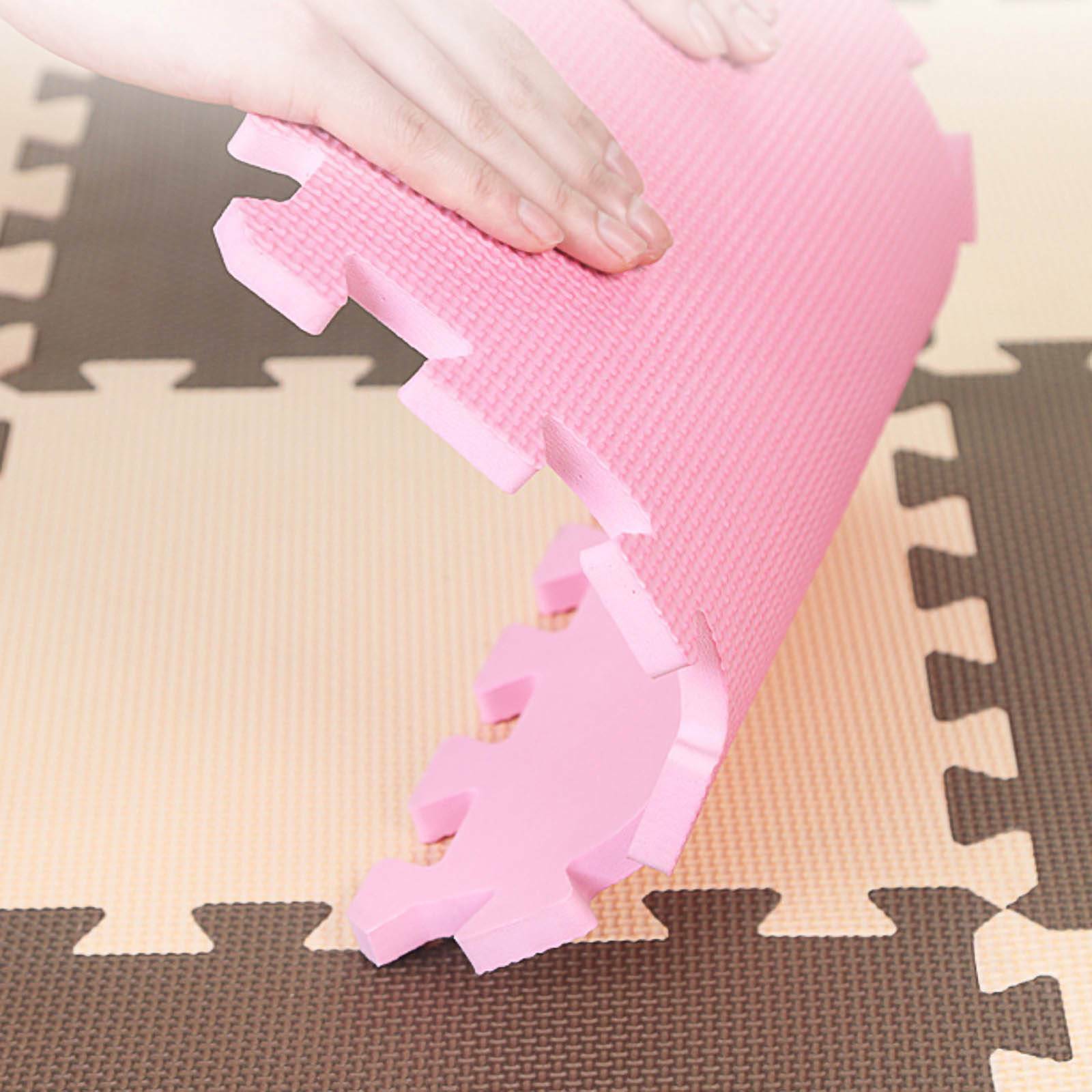 18Pcs Large Eva Foam Mat Soft Floor Tiles Interlocking Play Kids Baby