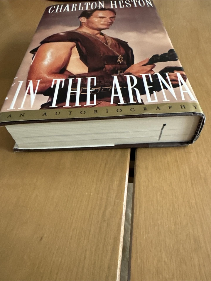 Charlton Heston • SIGNED • Autobiography In The Arena •my Personal Copy! - Imagem 3 de 4