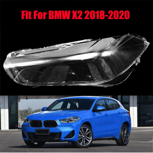 Fit For BMW X2 F39 Headlight Headlamp Clear Lens Left Cover 1Pcs 2018-2020 - Picture 1 of 6