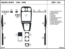 Real Carbon Fiber Dash Trim Kit For Mazda Miata 1994-1998 Interior Overlay