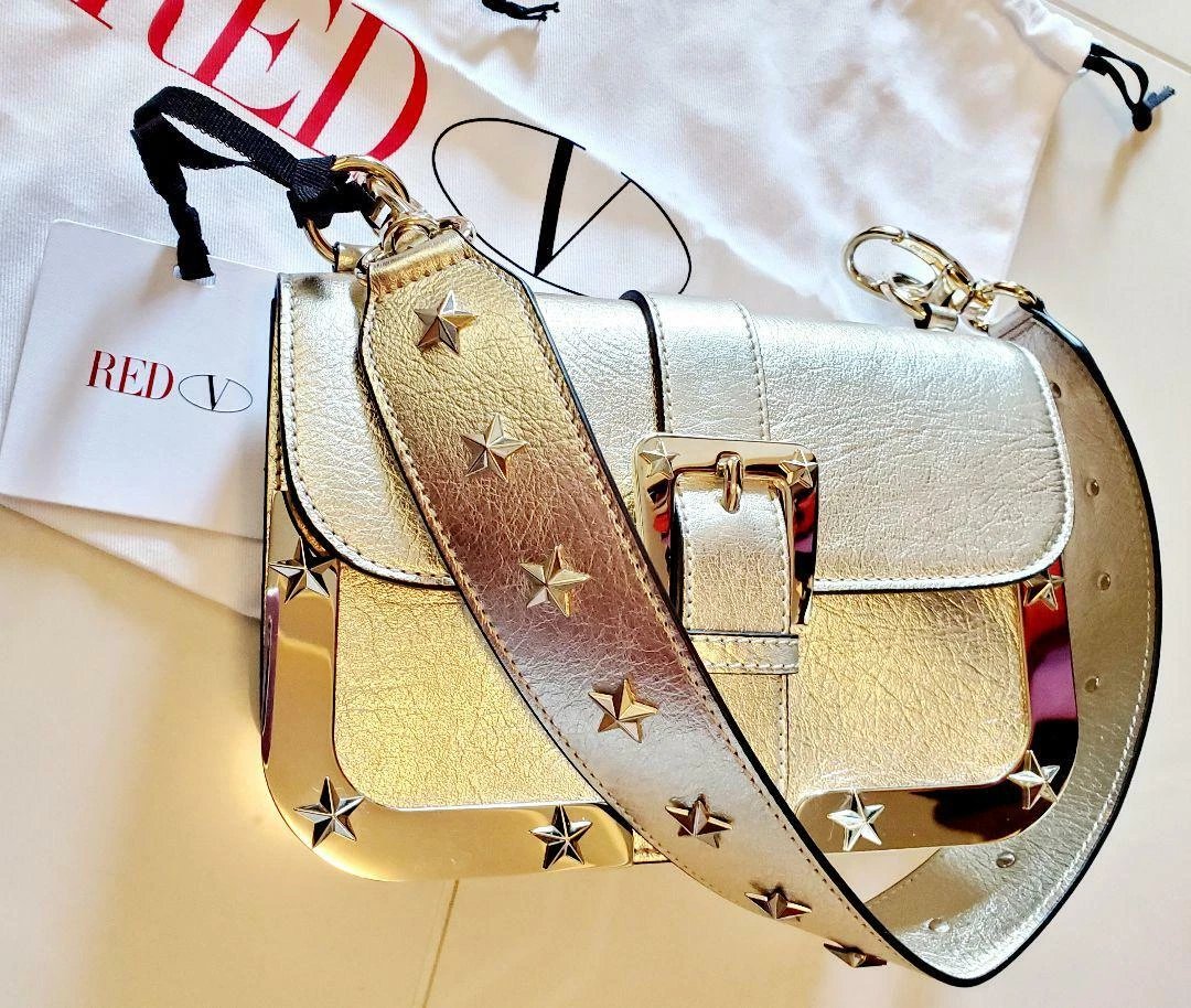 Red Valentino Bag Star Studs Shoulder Bag Handbag eBay