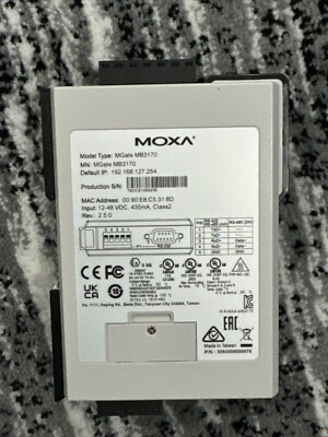 MOXA MGate MB3170 