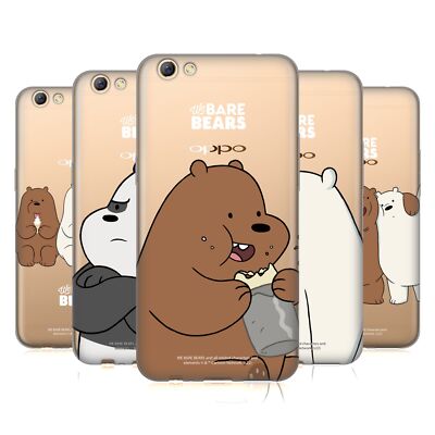OFFIZIELLE WE BARE BEARS CHARAKTER-KUNST SOFT GEL HANDYHÜLLE FÜR OPPO HANDYS