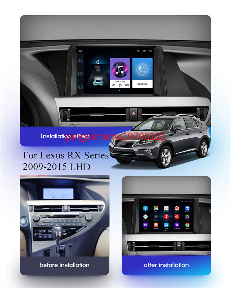 9'' Stereo Radio Navi For 09-15 Lexus RX350 RX450H Build-in