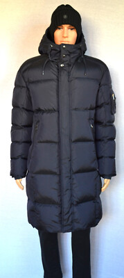 BOGNER ERICO D2 HERREN DAUNENMANTEL MANTEL JACKE BLAU UVP 1295   Gr 50 L NEU