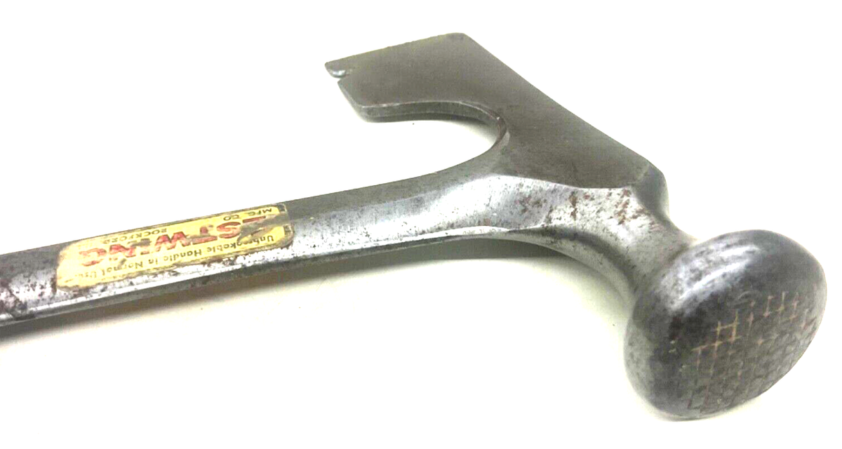 Goldblatt 14OZ Trockenbauhammer – Mit Geriffelter Schlagfläche & Hickory-Stiel (12 Zoll)