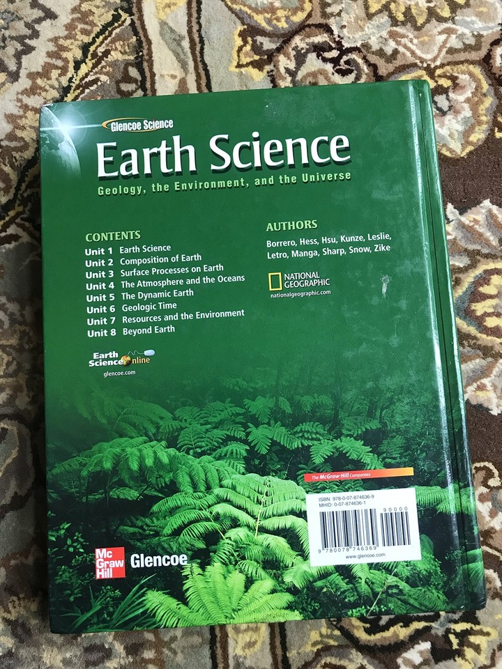 Glencoe Earth Science Geology, the Environment, and the Universe