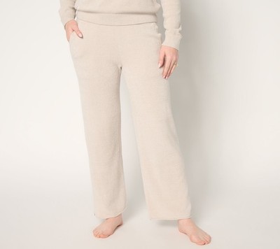 Barefoot Dreams Women's Pants Sz 1XT Tall CozyChic Ultra Lite White A674678