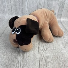 Vintage 1985 Tonka Pound Puppies Brown Plush Puppy Dog W/ Collar 17  