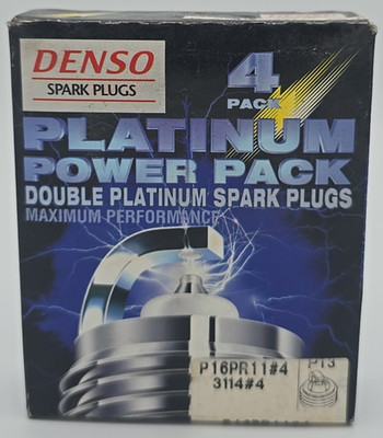 DENSO DOUBLE PLATINUM POWER PACK 3114 P16PR11 Spark Plug P13 PACK of 4