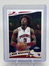 2005-06 Topps Chrome - Ben Wallace #70 Refractor /999 Pistons HOF NM