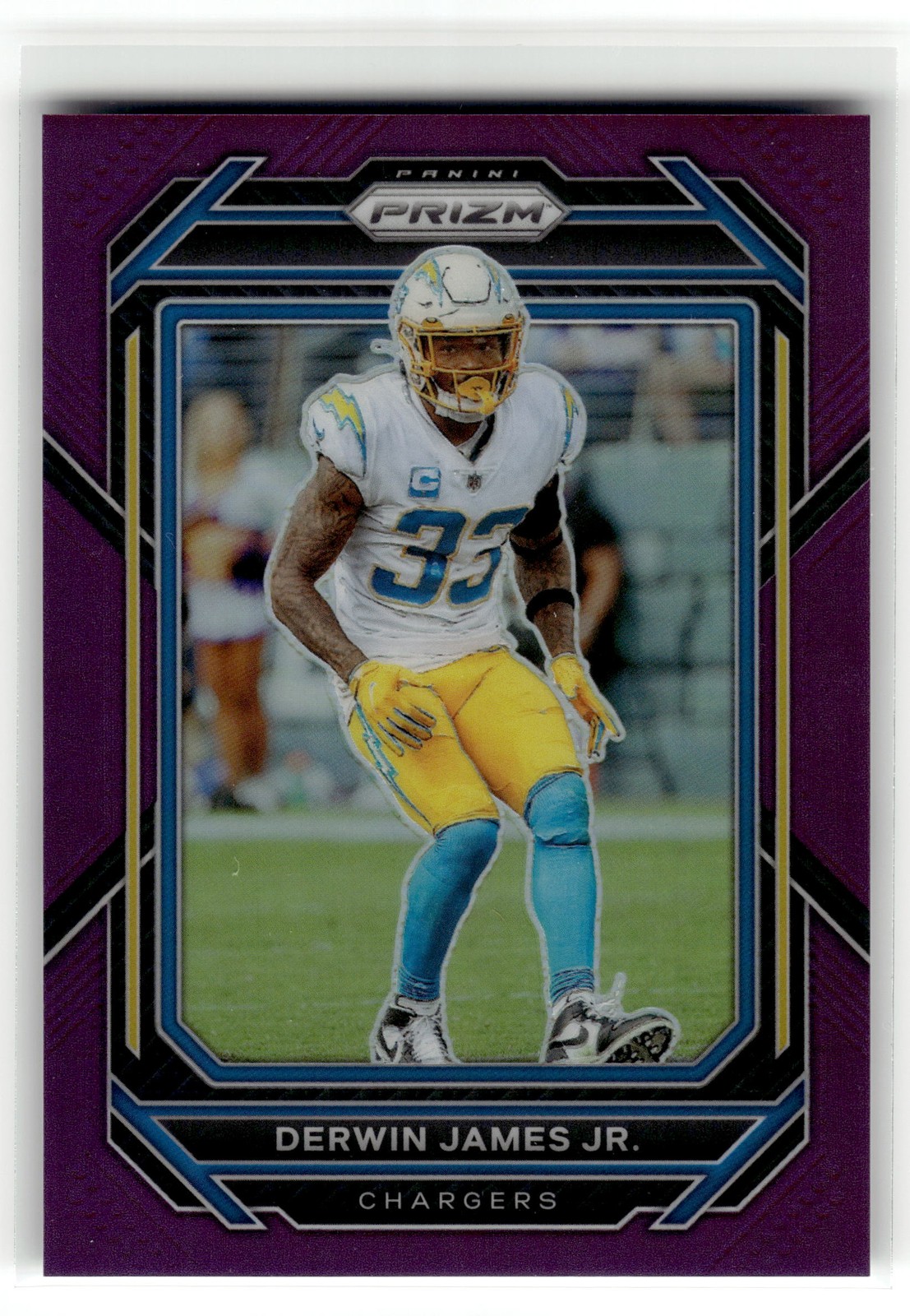 Derwin James Jr. 2022 Panini Prizm #156 Los Angeles Chargers 021/125 Purple