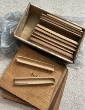 Vintage cigar moulds and boards in cigarette box
