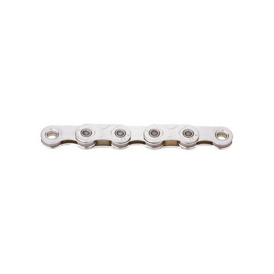 KMC X Flat SRAM Fit 12/13 Speed Waxed Chain - 126L - Silber