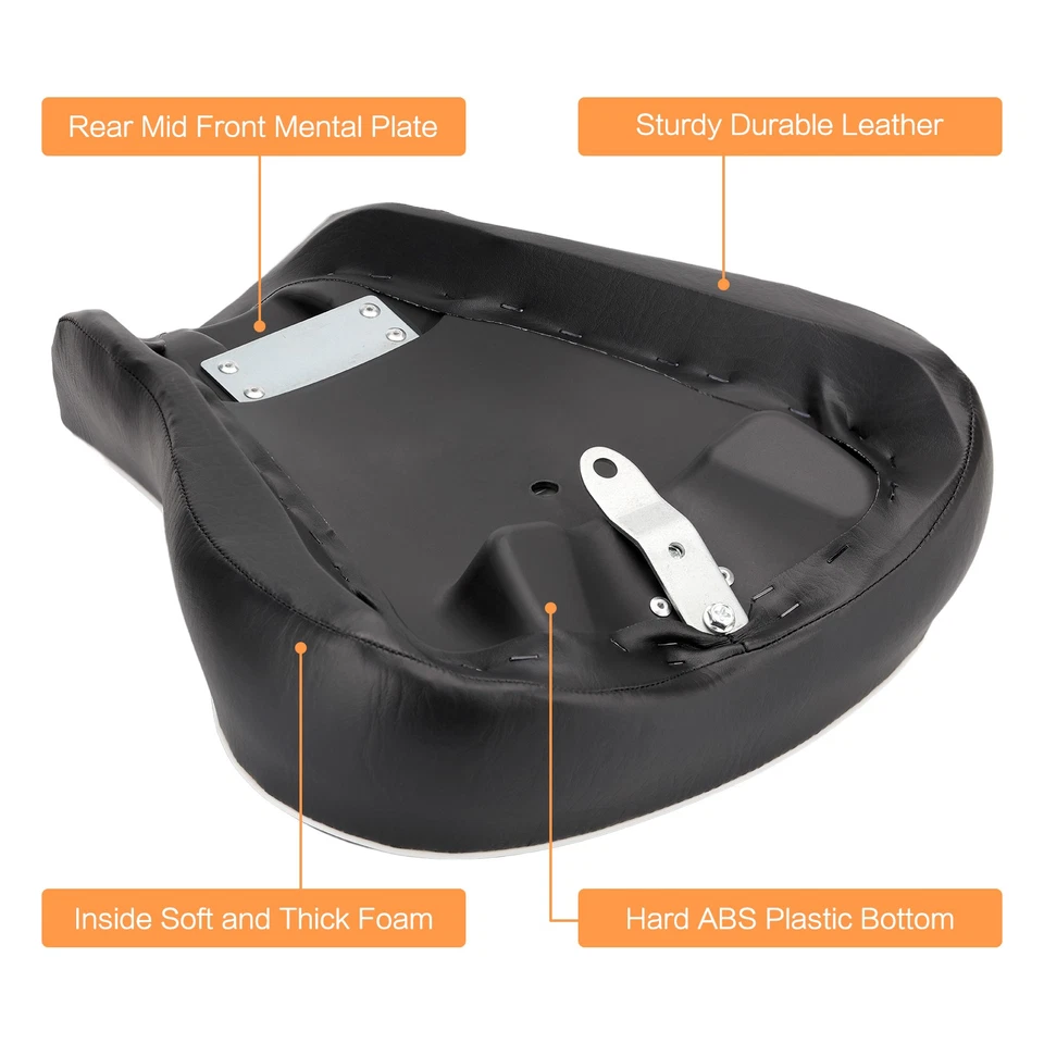 Motorcycle Driver Solo Seat For Harley Sportster XL 883 1200 48 72 1983-2003 — 第 3/4 张图片