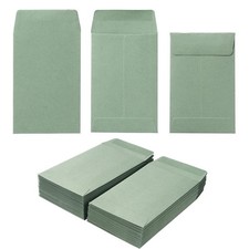 100 Pieces Sage Green Small Coin Envelopes 2.25x3.5 inches,