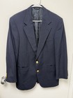 Polo University Club Ralph Lauren 42R Navy Wool Blazer Gold Button USA Union — photo 1