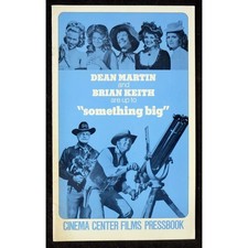 SOMETHING BIG US Pressbook  11x17 - 1971 - Andrew V. McLaglen, Dean Martin