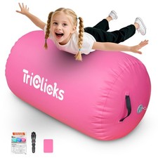 Inflatable Air Roller Gymnastics Barrel Mat Tumbling Barrel Equipment for bac...