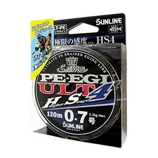 SUNLINE Saltimate PE Egi ULT HS4  120 m  No. 0.7  12.9 lbs (5.3 kg)  4 Pieces