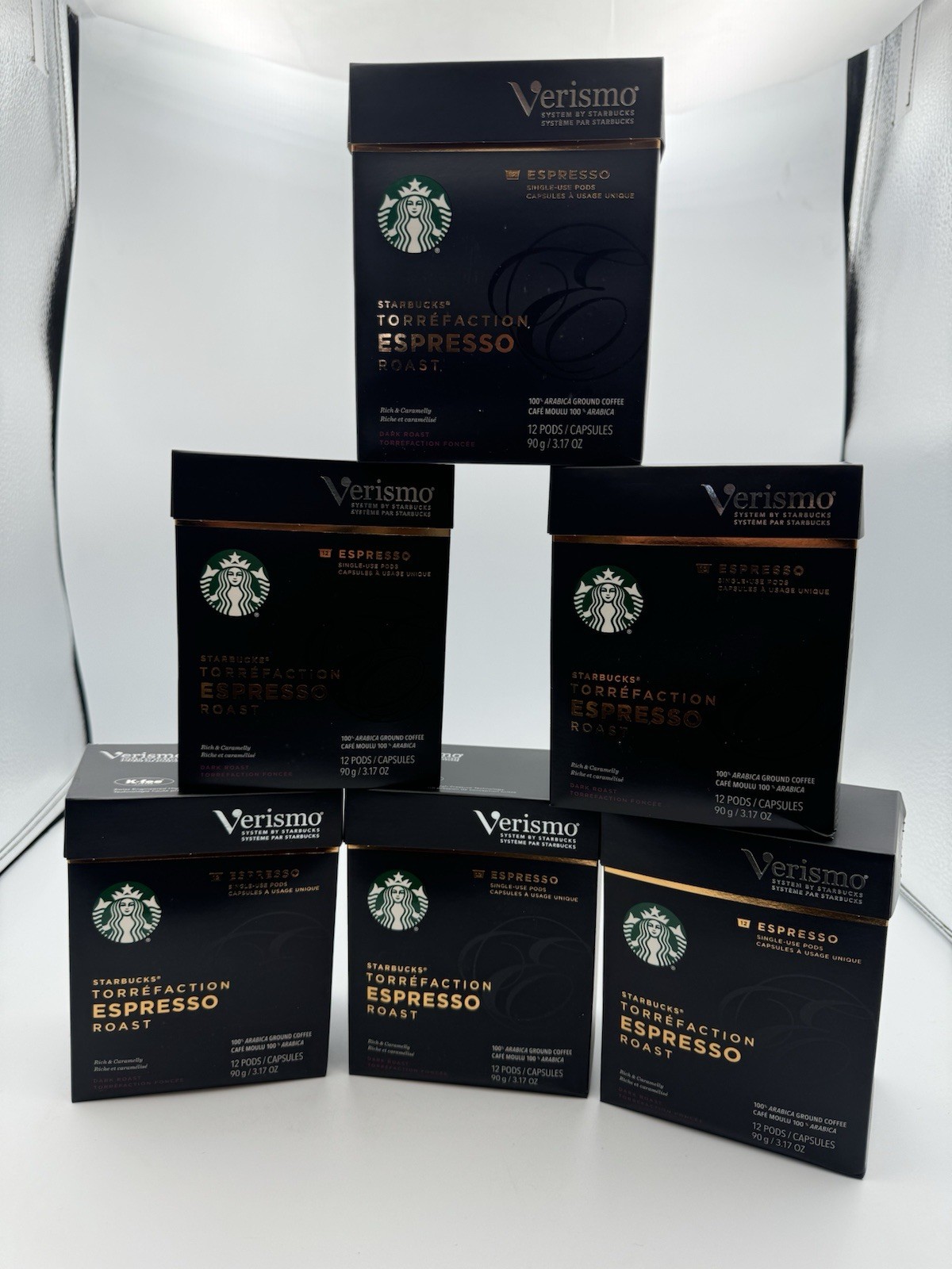 Starbucks Verismo Coffee Pods Torrefaction Espresso Roast 72