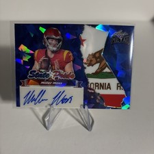 2025 Miller Moss Leaf Metal SP-MM1 State Pride Blue Mojo Auto /8