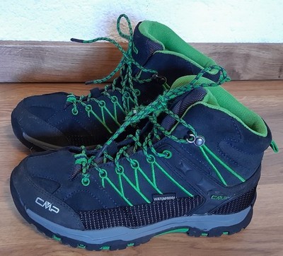 Top CMP Gr. 36 Unisex Kinder Rigel Mid Shoes Wp Trekkingschuhe grün schwarz 